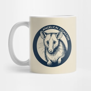 Angelical Disaster vintage opossum blue Mug